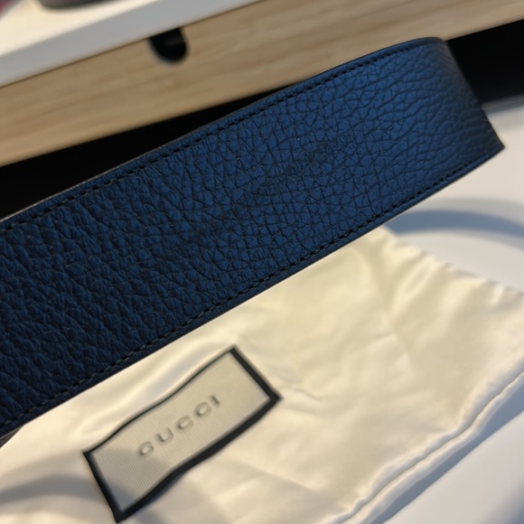 Gucci GG interlocking black calfskin belt - Picture 11 of 12